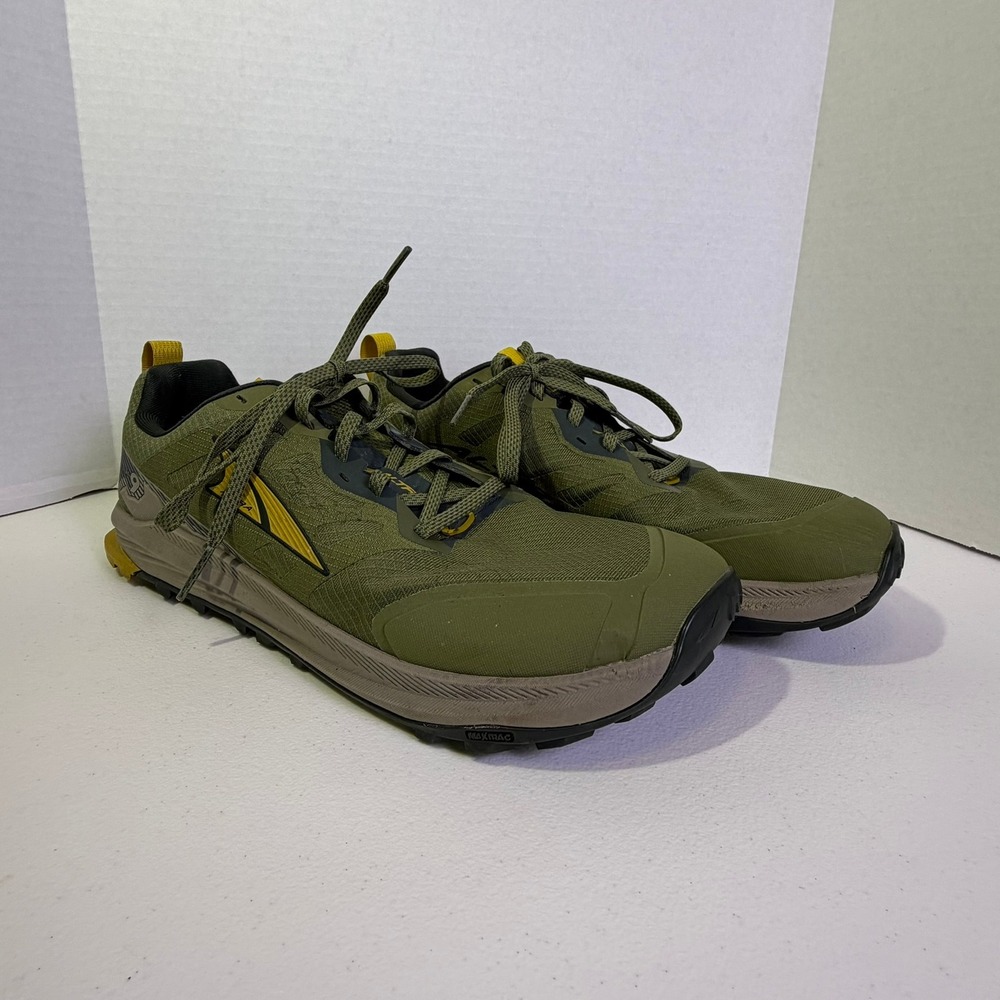 Altra Lone Peak 7 Mens 13 Trail Running Shoes Olive Green AL0A85PG330 Superfeet